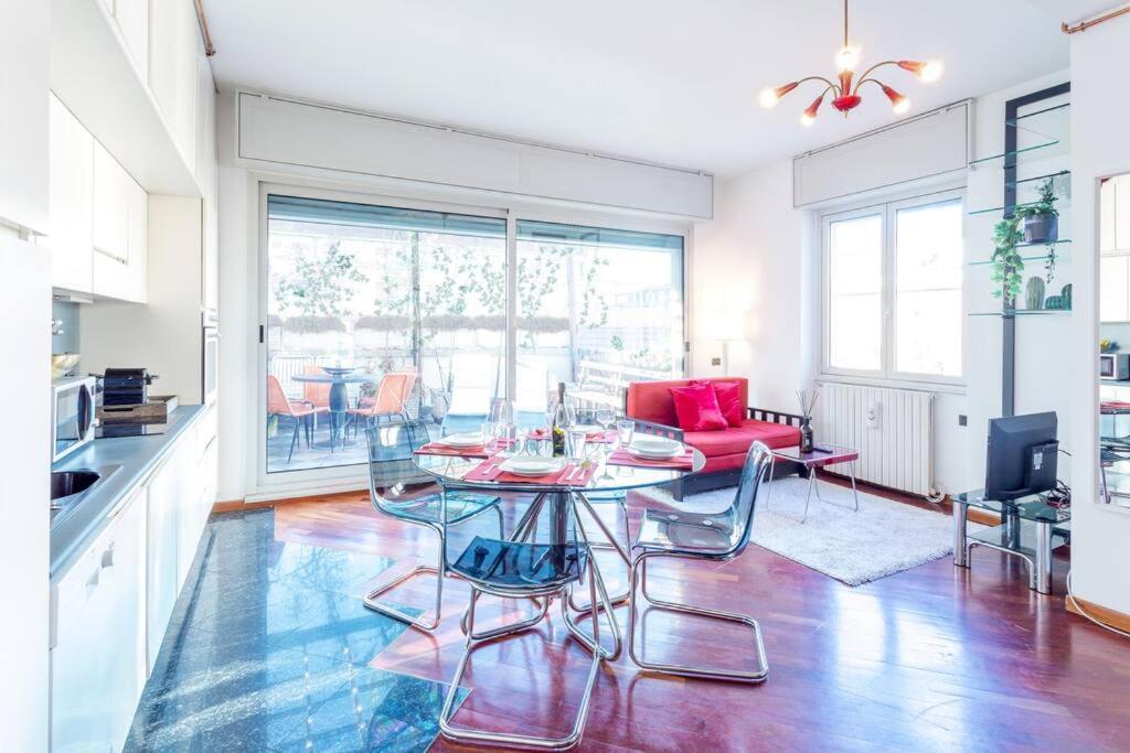 米兰Duomo 10 Min Luxury • Terrazzo • Wi-Fi • Netflix公寓 外观 照片